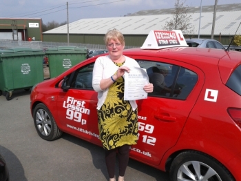 passed April at Sutton in Ashfield Test centre Proving that itacute;s never too late to learn