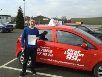 from Oaktree passes first time at Sutton in Ashfield Test Centre in March after two cancelled tests due to bad weather