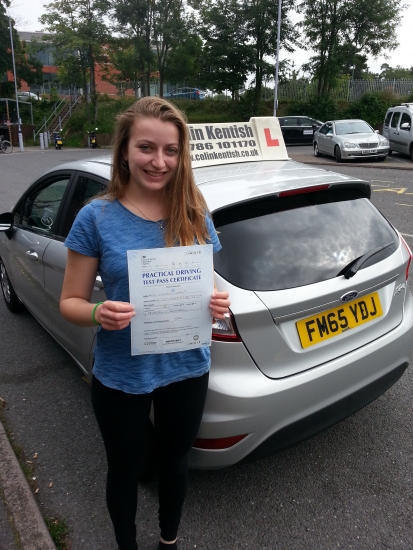 08 July 2016 - Claudia passed 1st time with just 8 minor driving faults Well done Claudia that was a really good result