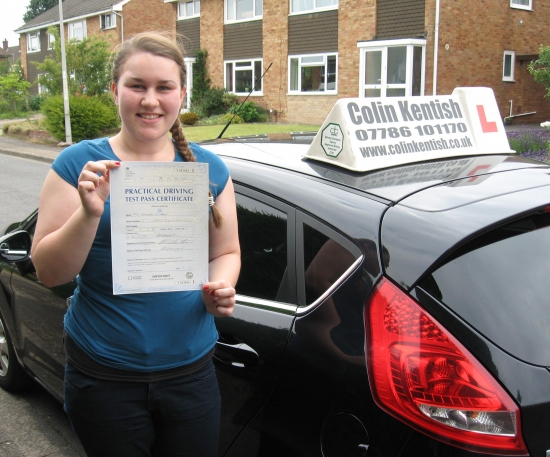 11 July 2013 - Hannah passed 1st time with only 3 minor driving faults Well done Hannah that was an excellent result<br />
<br />

<br />
<br />
Thank you for making me a confident driver and teaching me a skill that I will value for a long time I will gladly recommend you to anyone who asks Thanks again for being a brilliant Instructor I really valued your helping me passing first time Thanks again Hannah