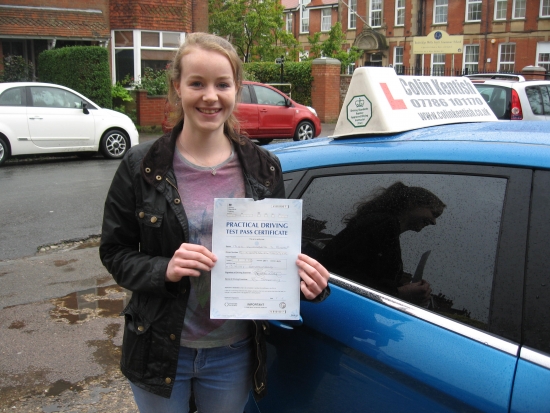 13 October 2014 - Lizzie Bishop passed 1st time with only 2 minor driving faults Well done Lizzie that was an excellent result