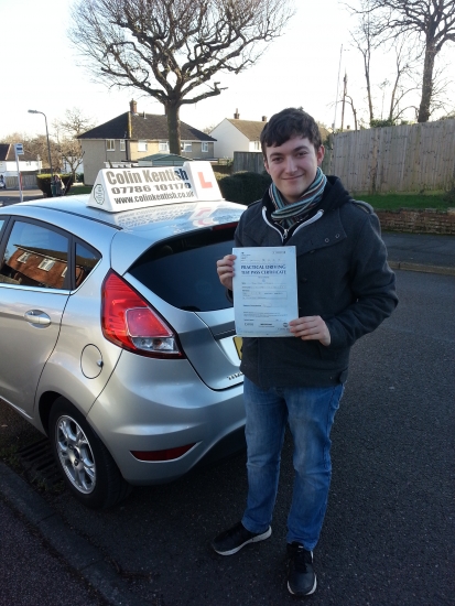 15 January 2016 - John passed 1st time with only 4 minor driving faults Well done John that was an excellent result