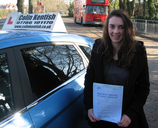 16 January 2012 - Emily passed 1st time with only 1 minor driving fault Well done Emily that was a brilliant result<br />
<br />

<br />
<br />
Thanks Colin I had a really great time learning to drive and cant believe I passed<br />
<br />

<br />
<br />
Great instruction thanks again Emily