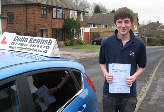 17 February 2012 - David passed with just 6 minor driving faults Well done David that was a really good result<br />
<br />

<br />
<br />
acute;Thanks Colin for being as patient and good natured during this learning process as you have been<br />
<br />

<br />
<br />
I couldnacute;t have asked for a better instructor and now I have passed it feels weird not having you next to me<br />
<br />

<br />
<br />
I wish you the best of luck with everything in the