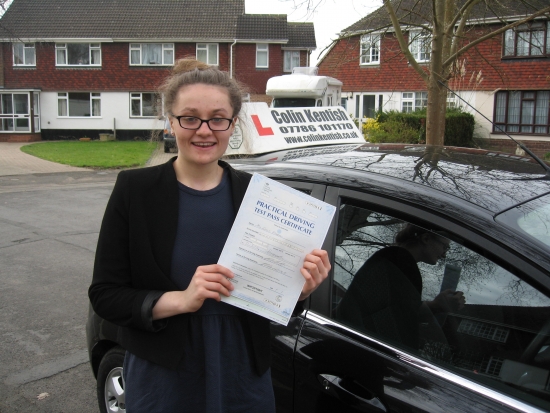 17 March 2014 - Emily passed with only 4 minor driving faults Well done Emily that was an excellent result