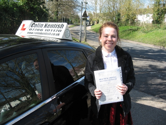 18 March 2014 - Hannah passed 1st time with just 6 minor driving faults Well done Hannah that was a really good result