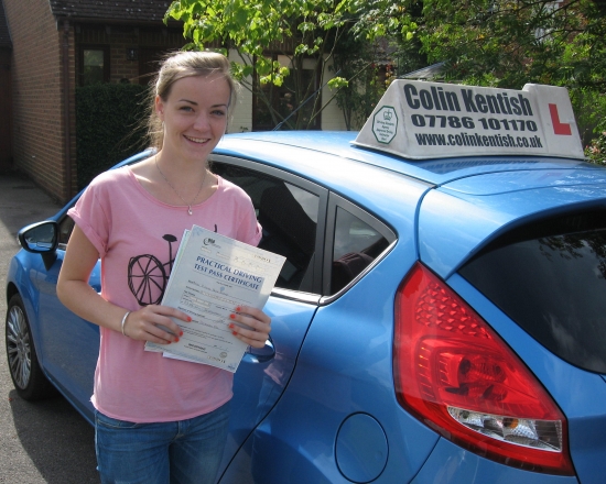 29 August 2012 - Victoria passed first time with only 1 minor driving fault Well done Victoria that was a brilliant result<br />
<br />

<br />
<br />
Thanks Colin Iacute;m so grateful for all the help youacute;ve given me and Iacute;ll definitely be recommending you to people