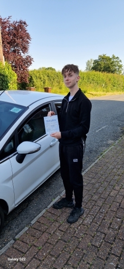 25 June 2024 - Jacob passed with just 6 driving faults! Well done Jacob, that was a really good result.