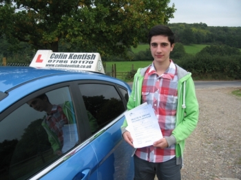 26 September 2011 - Nick passed 1st time with just 5 minor driving faults. Well done Nick, that was an excellent result!...