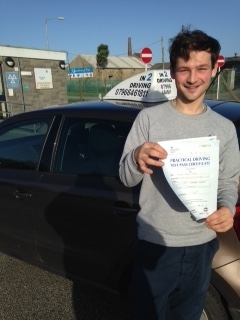 Congratulations on passing your test and your apprenticeship :-