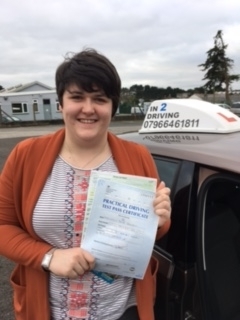 Well done on passing on your first attempt :-0