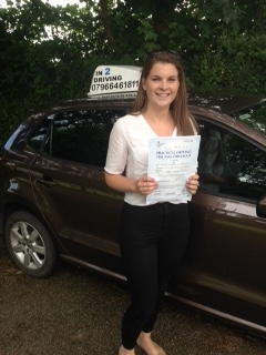 with NO driving faults well done :-0