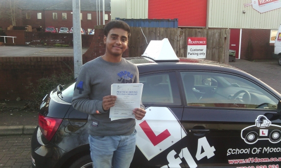 AMAZING Just 2 months and only 1450hrs of driving from novice to test PASSING first time with just ONE Minor - BRILLIANT<br />
<br />

<br />
<br />
Fab student really PLEASED for you – now go PASS all your exams WELL DONE