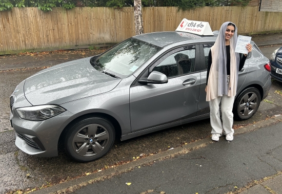 Many Congratulations Today, - This Time To Tasneem, Passing With Just 2 Driving Faults! 👏👏👏<br />
<br />
Tas Has Been With A Couple Of Driving Instructors & Eventually Found Her Way To Me! – Luckily For Her, She Listened And Took My Advise, Then The Test Became Simple 🍾<br />
<br />
Great Driver, Start Your Car Shopping Now Taz, And I’ll Look Forward To Seeing You On The Road Very Soon!<br />
<br />
*** 