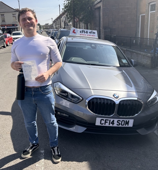 Many Congratulations To Alex, Finally Joining The Party With His Sister - By Passing His Driving Test On His First Attempt With Just 3 Driving Faults Today - CONGRATULATIONS! 👏👏👏No More Excuses To His Wife, Time To Repay All Those Lifts He´s Been Getting, And Giving His Wife A Break. 🚘Congratulations Again From All Of Us Here At cf14 School Of Motoring - He Can Even Take 