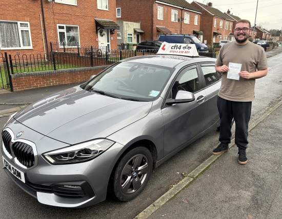 Many Congratulations To Jack - Passing In Cardiff This Morning With Just A Couple Of Driving Faults! I´m Always Confident My Students Will Pass (Otherwise I Wouldn´t Let Them Go To Test) But That Makes The Whole Experience Worst For Me - If They Don´t Pass, - As I Take It Quite Personally. Fortunately Jack Didn´t Make Me Suffer Today, A Great Driver, Taking No Chances, Simp