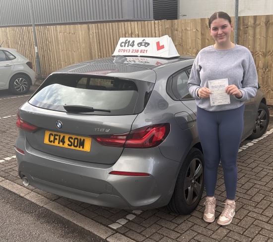 And We Finish The Week With Our 4th PASS & Congratulations This Time Go To Erin, Passing On Her First Attempt With 3 Small Driving Faults 👏👏👏<br />
<br />
Great Driver, Fab Student But Terrible Liar - She Wanted To Surprise Her Mum With Her Result And Asked To Be Dropped Off At The School - Due To Her Brother Going On A School Trip To Italy (Lucky Thing) - But Erin Couldn´t Remember If It