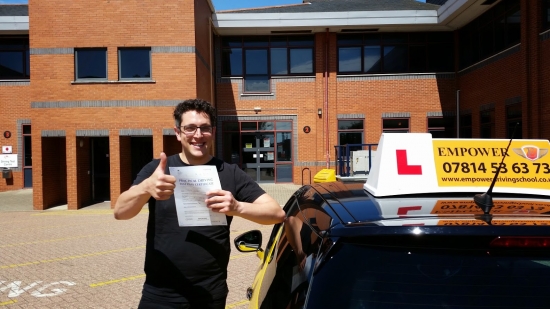 Kalacute;s methods of teaching are excellent Hes very patient very thorough and easy to get along with<br />
<br />
I passed first time with 1 minor driving fault thanks to his professional approach and very effective teaching methods<br />
<br />
Id definitely recommend Kal and Empower Driving School to others