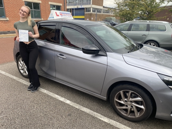 Congratulations Lucy Andrews, passed first time 01/05/2023