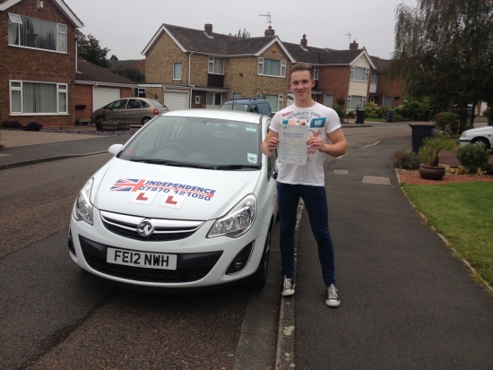 Congratulations passed11102012 with 2 faults