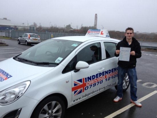 Congratulations Jonathan passed 221212 with 2 faults