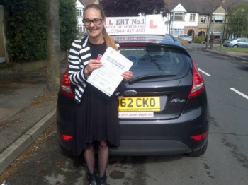 Cindy passed 2nd time with few minor errors