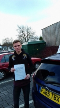 Second test of 2018 and a first time pass for Aaron with just a hanful of faults.