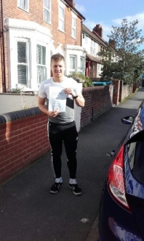 Well done Alessio passing on his first attempt with just 2 driver faults!