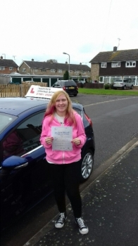 A great first time pass for Amber with just a handful of faults.