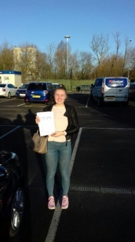 Sixth test of 2018 and Gabby passed on her first attempt with Martin´s Driving School.