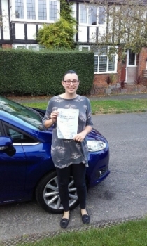 A great first time pass for Sarah with just 3 faults.