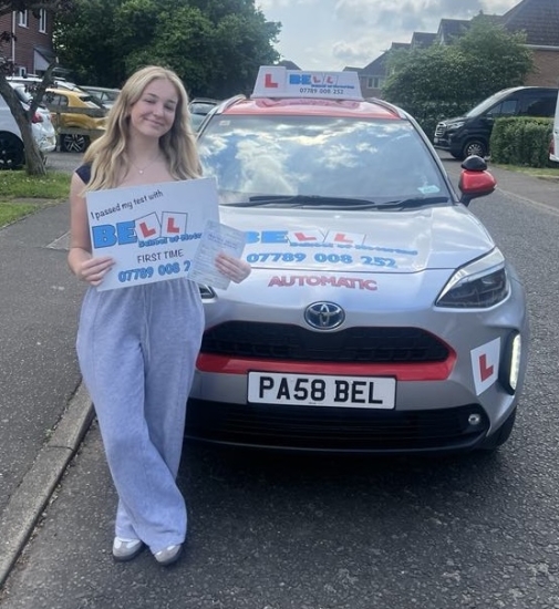 Another GREAT FIRST TIME PASS for instructor Steve with only<br />
SIX faults