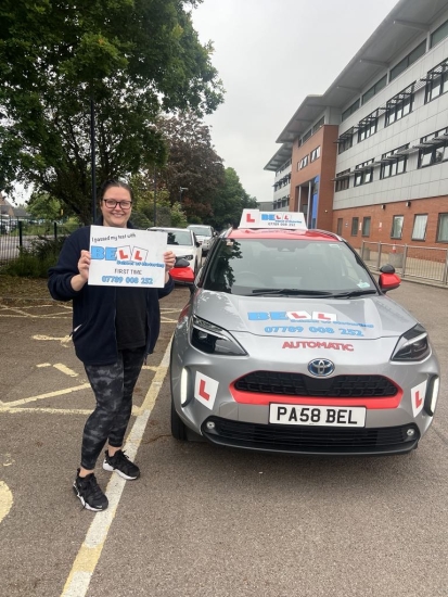 Another GREAT FIRST TIME PASS for instructor Steve with only THREE faults