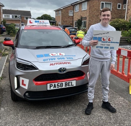 Another GREAT FIRST TIME PASS for instructor Steve with only ONE fault in our AUTOMATIC car