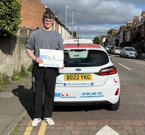 Another GREAT FIRST TIME PASS for instructor Matt with only THREE faults