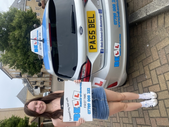 Another GREAT FIRST TIME PASS for instructor Michelle with only TWO faults