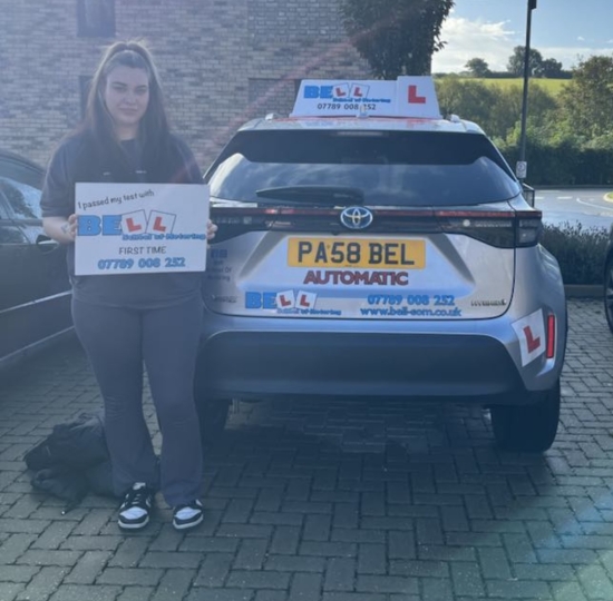 Another FIRST TIME PASS for instructor Steve with only SIX faults