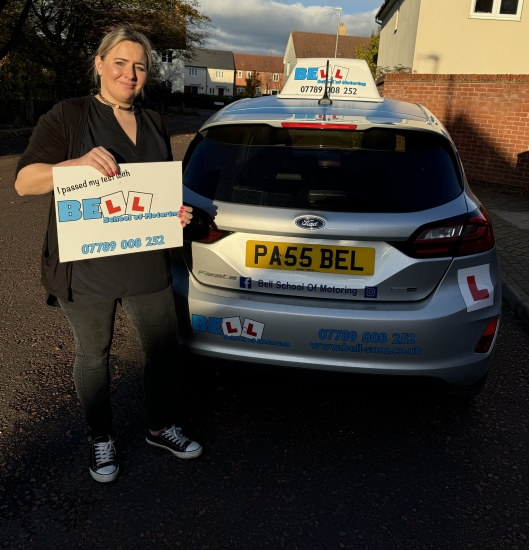 Another GREAT PASS for instructor Michelle with only THREE faults