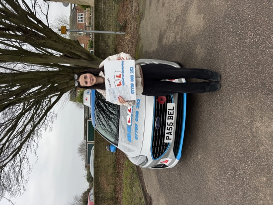 Another GREAT PASS for instructor Michelle with only FIVE faults