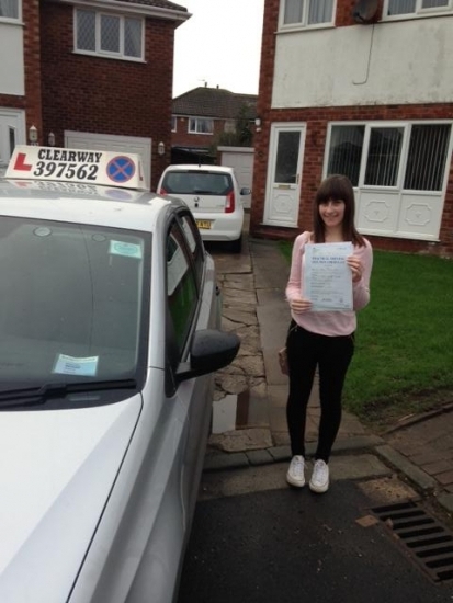 Happy I passed 2nd time with just 3 minors Would recommend Clearway Thanks Les Passed 18th January 2016