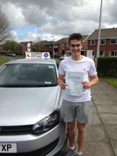 Just passed 1st time Feel amazing thank you Les Passed 27th April 2016