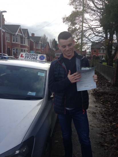 Buzzing to have passed 1st time thanks to Les Passed 22nd November 2017