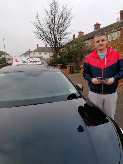 well done josh on passing your test !st time.