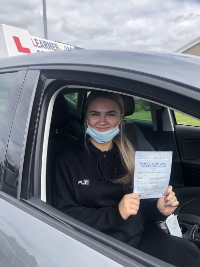 CONGRATULATIONS EMMA. ANOTHER 1ST TIME PASSER WITH LEARNER-2-PASS<br />
THANK YOU SO MUCH FRANCES XX