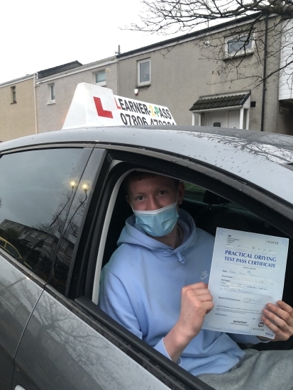 CONGRATULATIONS LOGAN PASSING YOUR TEST FIRST TIME, THIS NOW SHOULD MAKE YOUR LIFE ALOT EASIER GETTING TO YOUR FOOTBALL LOGAN PLAYS FOR MOTHERWELL I WISH YOU ALL THE BEST WITH YOUR CAREER AS A PROFESSIONAL FOOTBALLER.<br />
THANK YOU SO MUCH FOR EVERYTHING YOU HAVE DONE FOR ME I REALLY APPRECIATE IT,IM BUZZING.