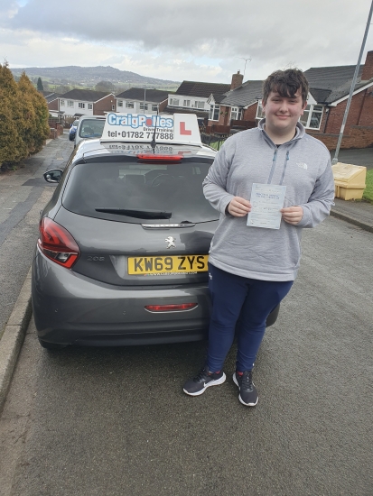 A big congratulations to Corey Braxton.🥳<br />
Corey passed his driving test today at Cobridge Driving Test Centre, with just 2 driver faults.<br />
Well done Corey safe driving from all at Craig Polles Instructor Training and Driving School. 🙂🚗<br />
Driving instructor-Dave Wilshaw