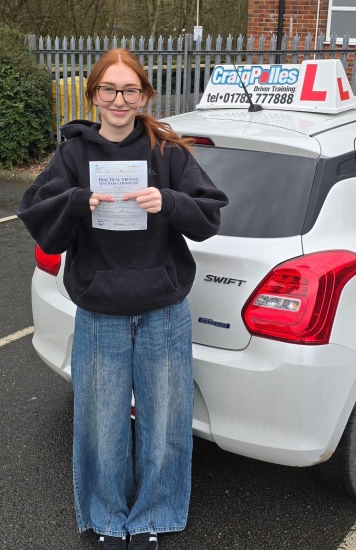 A big congratulations to Isabelle Elden.🥳<br />
Isabelle passed her driving test at Newcastle Driving Test Centre. First attempt and with just 4 driver faults.<br />
Well done Isabelle safe driving from all at Craig Polles Instructor Training and Driving School. 🙂🚗<br />
Driving instructor-Simon Smallman