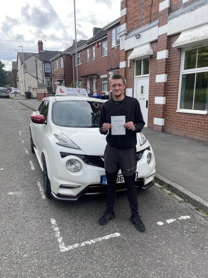 A big congratulations to Joe Cliffe.🥳<br />
Joe passed his driving test today at Cobridge Driving Test Centre, at his first attempt .<br />
Well done Joe safe driving from all at Craig Polles Instructor Training and Driving School. 🙂🚗<br />
Driving instructor-Andrew Corrigan