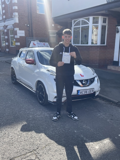 A big congratulations to Cameron McQuade.🥳<br />
Cameron passed his driving test today at Cobridge Driving Test Centre. First attempt and with just 4 driver faults.<br />
Well done Cameron safe driving from all at Craig Polles Instructor Training and Driving School. 🙂🚗<br />
Driving instructor-Andrew Corrigan