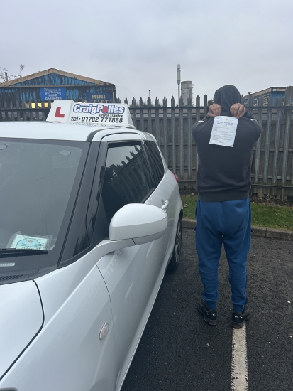 A big congratulations to a very shy Hassan Fazal.🥳<br />
Hassan passed his driving test today at Newcastle Driving Test Centre, with 6 driver faults.<br />
Well done Hassan safe driving from all at Craig Polles Instructor Training and Driving School. 🙂🚗<br />
Driving instructor-Anita Pepper